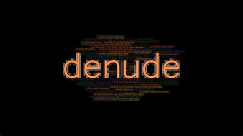 denude verb